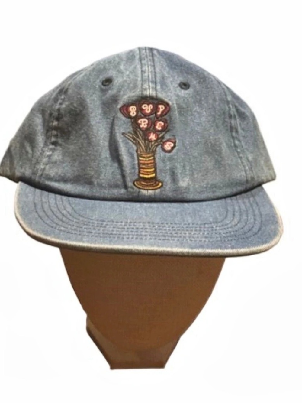 Supreme Tabboo! Flowers 6-Panel Hat Blue